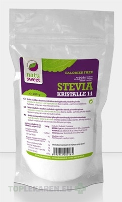 NATUSWEET STEVIA KRISTALLE 1:1