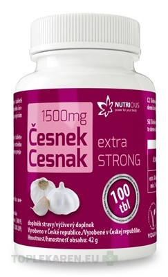 NUTRICIUS Cesnak extra STRONG