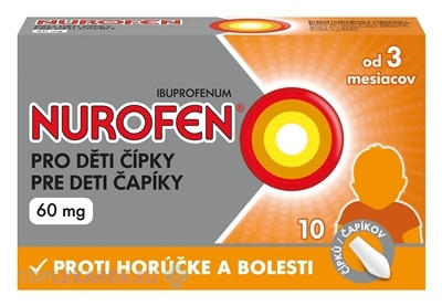 NUROFEN pre deti čapíky 60 mg