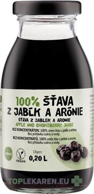 zdravo 100% ŠŤAVA Z JABĹK A ARÓNIE