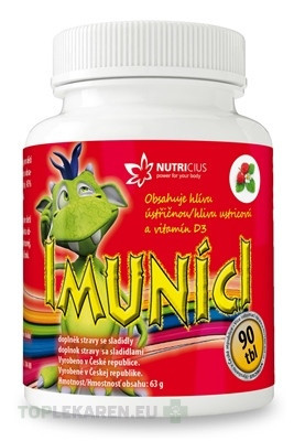 IMUNÍCI Hliva ustricová s vitamínom D3 pre deti