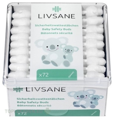 LIVSANE Bezpečnostné vatové tyčinky