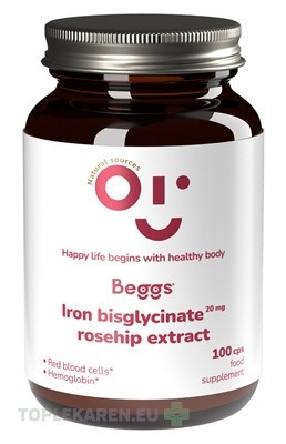Beggs IRON bisglycinate 20 mg + ROSEHIP extract