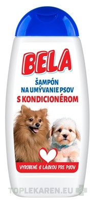 BELA Šampón na umývanie psov s kondicionérom