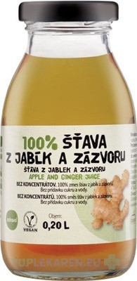 zdravo 100% ŠŤAVA Z JABĹK A ZÁZVORU