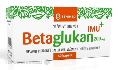 SENIMED Betaglukan 200 mg IMU +