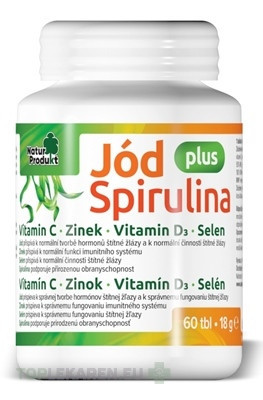 NaturProdukt Jód plus Spirulina