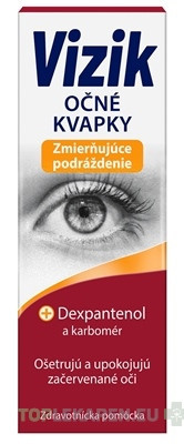 VIZIK Očné kvapky Zmierňujúce podráždenie