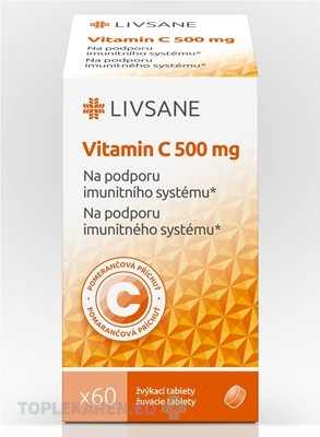 LIVSANE Vitamín C 500 mg