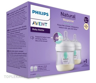 AVENT FĽAŠA Natural Response 125 ml