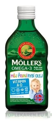 MOLLER´S Omega 3 Môj prvý RYBÍ OLEJ
