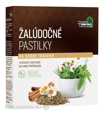 NaturProdukt ŽALÚDOČNÉ PASTILKY