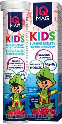 IQ MAG KIDS Organický horčík + vitamín B6