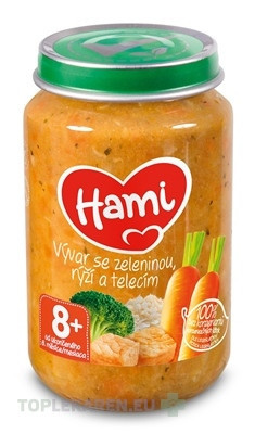 Hami príkrm Teľací vývar s ryžou a zeleninou