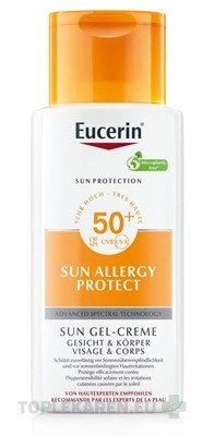 Eucerin SUN ALLERGY PROTECT SPF 50+ Gél-krém