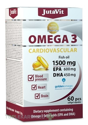 JutaVit Omega 3 Kardiovaskulár 1500 mg