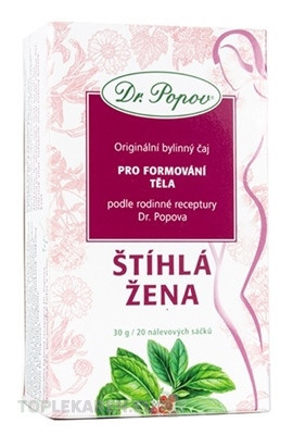 Dr. Popov Bylinný čaj ŠTÍHLA ŽENA