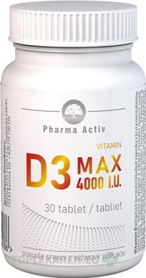 Pharma Activ Vitamin D3 MAX 4000 I.U.