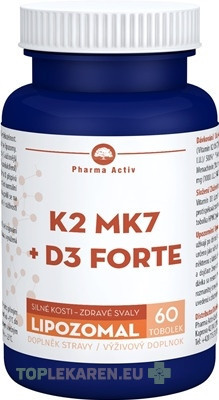 Pharma Activ Lipozomal K2 MK7 + D3 FORTE