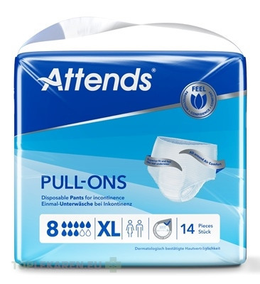 ATTENDS Pull-Ons 8 XL
