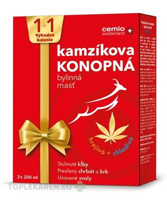 Cemio Kamzíkova konopná masť 1+1