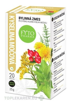 FYTO Bylinná zmes pri zvýšenej kyseline močovej