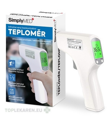 SimplyMED Infračervený bezkontaktný TEPLOMER