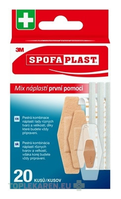 3M SPOFAPLAST č.607 Náplasti prvej pomoci