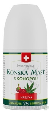 KONSKÁ MASŤ S KONOPOU hrejivá