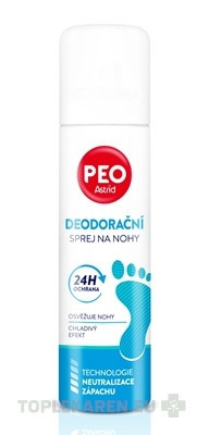 PEO Astrid DEODORAČNÝ SPREJ NA NOHY