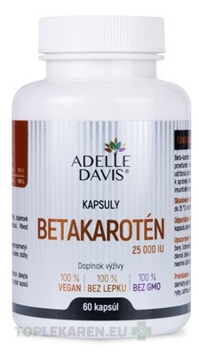 Adelle Davis BETAKAROTÉN 25000 IU