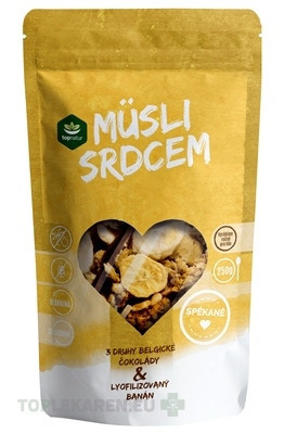 topnatur Müsli srdcom Čoko Trio & Banán
