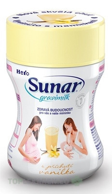 Sunar Gravimilk s príchuťou vanilka