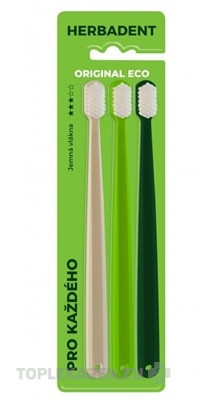 HERBADENT Original ECO zubná kefka Jemná