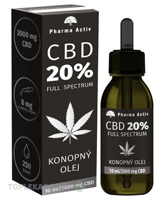 Pharma Activ CBD 20% Full Spectrum KONOPNÝ OLEJ