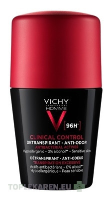 VICHY HOMME DEO CLINCAL CONTROL DETRANSPIRANT 96H