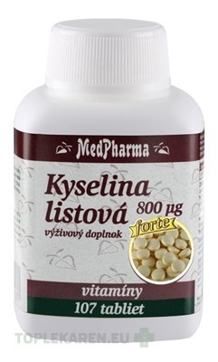 MedPharma KYSELINA LISTOVÁ  800 µg forte