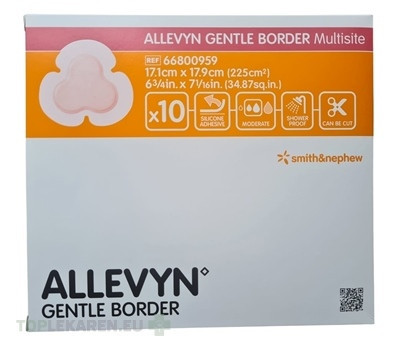 ALLEVYN Gentle Border Multisite Krytie na rany