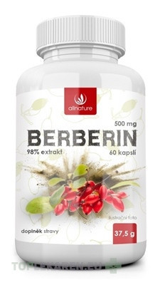 Allnature BERBERÍN extrakt 98% 500 mg