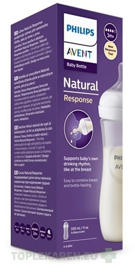 AVENT FĽAŠA Natural Response 330 ml