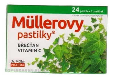 MÜLLEROVE pastilky BREČTAN, VIT. C