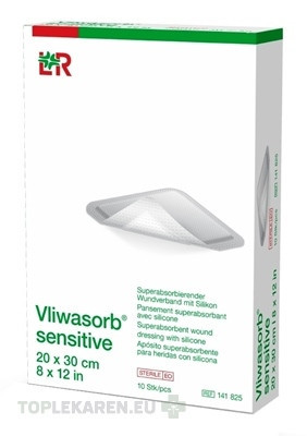 Vliwasorb sensitive Krytie na rany 20x30 cm
