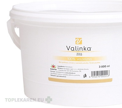Valinka žltá vazelína