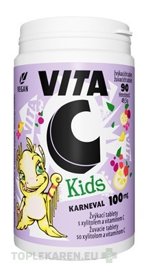Vitabalans VITA C Kids KARNEVAL 100 MG