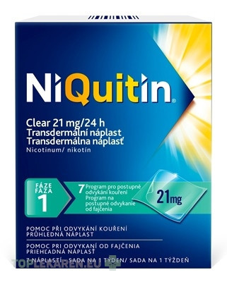 NiQuitin CLEAR 21 mg/24 h