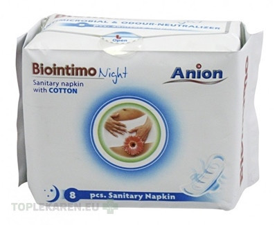 Biointimo Anion nočné s krídielkami