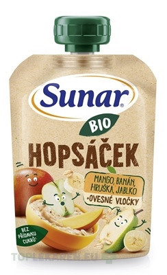 Sunar BIO HOPSÁČEK Mango, banán, hruška, jablko