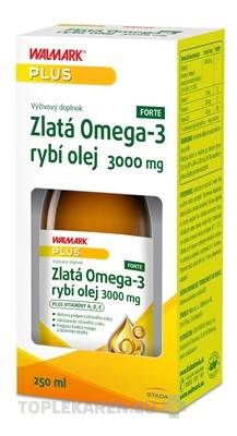 WALMARK Zlatá Omega-3 rybí olej 3000 mg