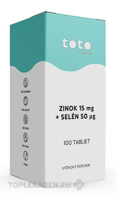 TOTO ZINOK 15 mg + SELÉN 50 µg