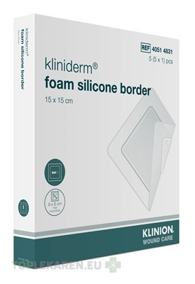 Kliniderm foam silicon border